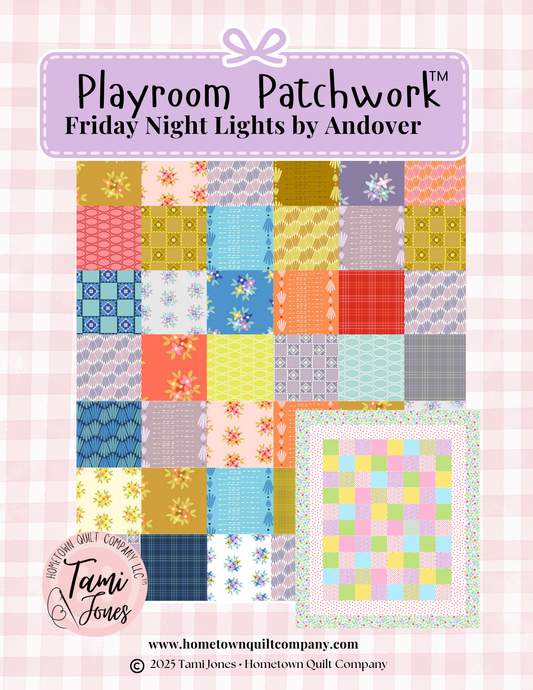56x64 inch Playroom Patchwork • Friday Night Lights