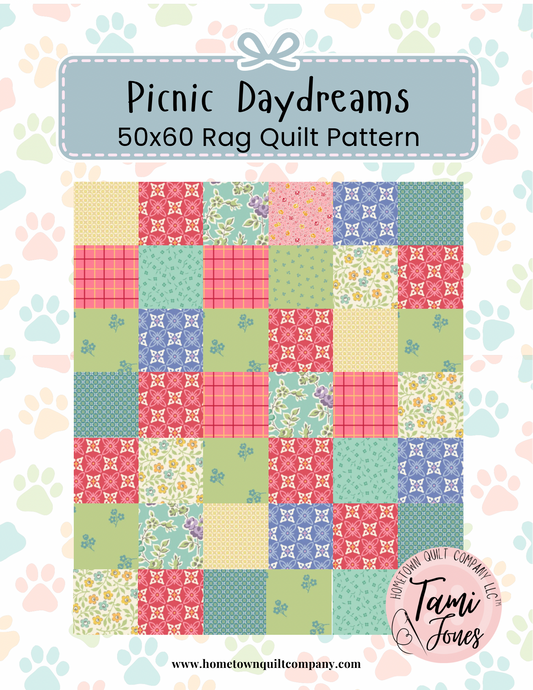 50x60 inch Rag Quilt Kit  • Sweet Things