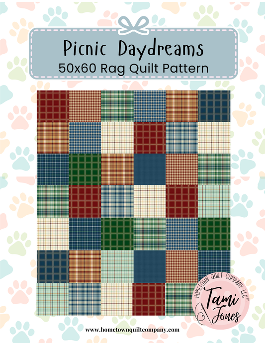 50x60 inch Rag Quilt Kit  • Plaid Venture Club