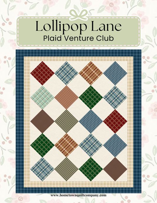 68 x 82 inch Lollipop Lane Quilt Kit • Plaid Venture