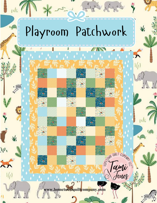 56x64 inch Playroom Patchwork • Two By Two
