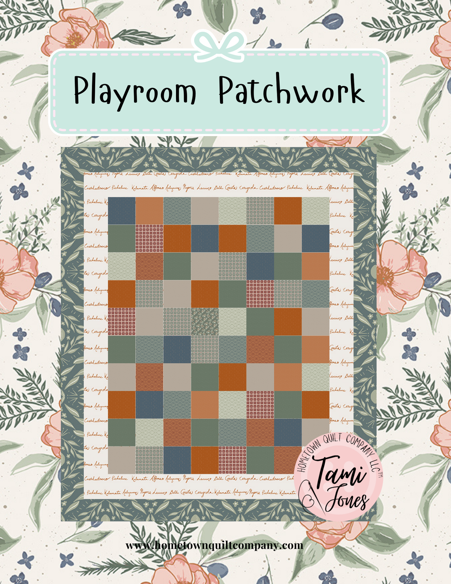 56x64 inch Playroom Patchwork • Olive Grove