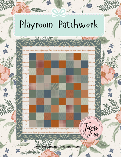 56x64 inch Playroom Patchwork • Olive Grove