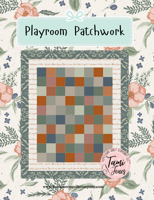 56x64 inch Playroom Patchwork • Olive Grove