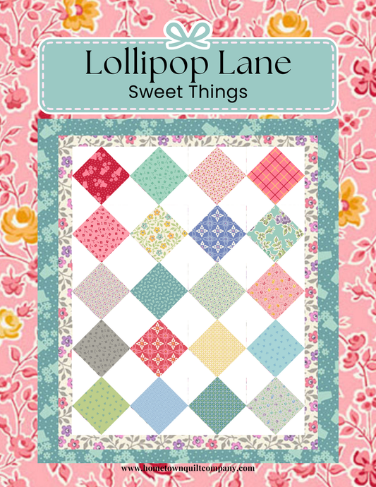 68 x 82 inch Lollipop Lane Quilt Kit • Sweet Things