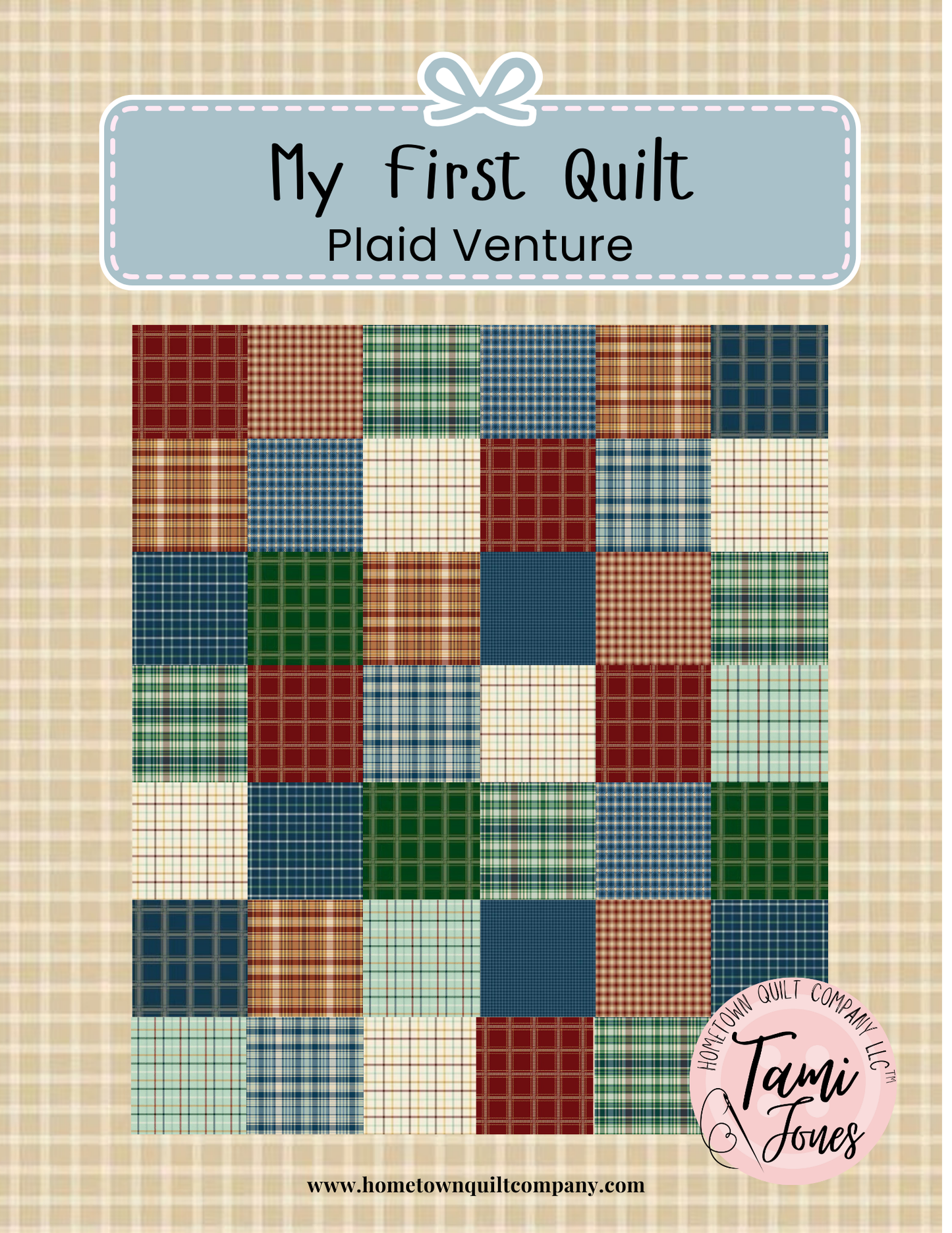 66x86 inch My First Quilt  • Plaid Venture Club