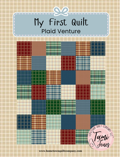 66x86 inch My First Quilt  • Plaid Venture Club