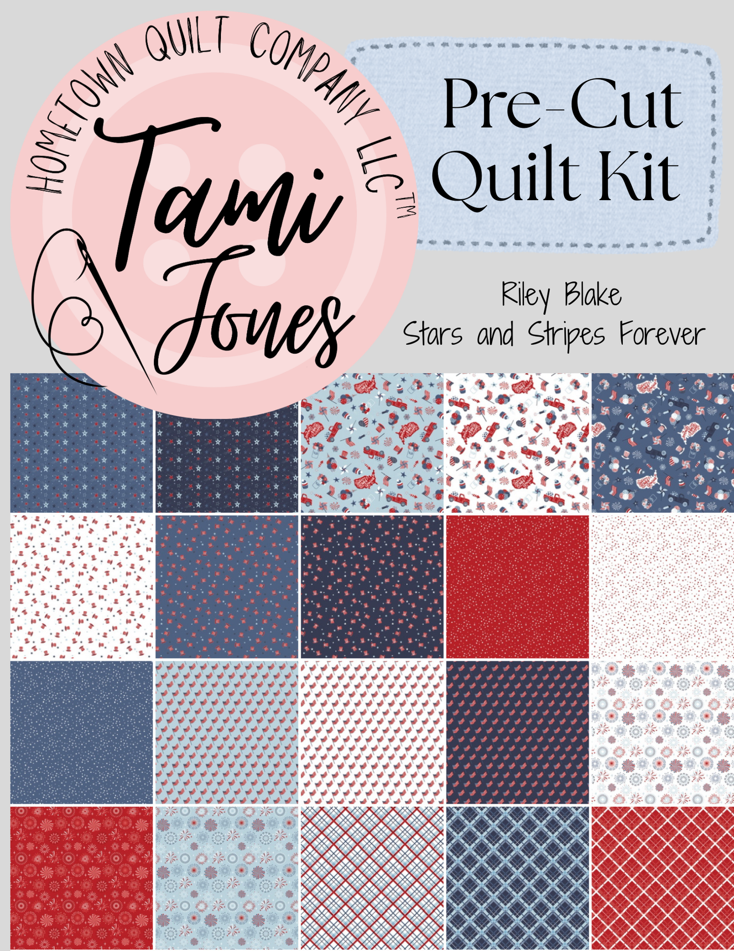 56x64 inch Playroom Patchwork • Stars and Stripes