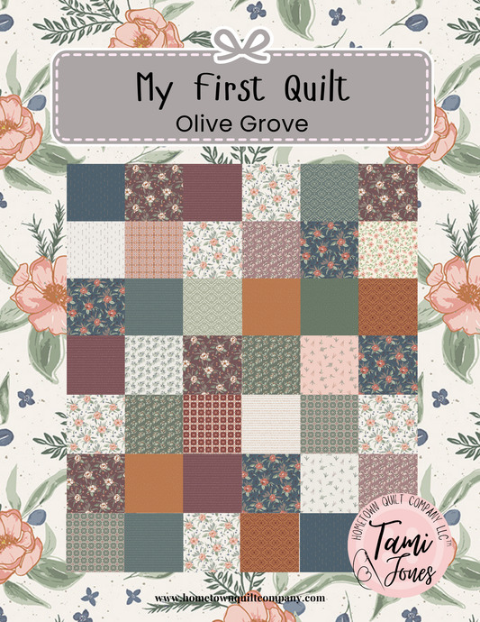 66x86 inch My First Quilt  • Olive Grove