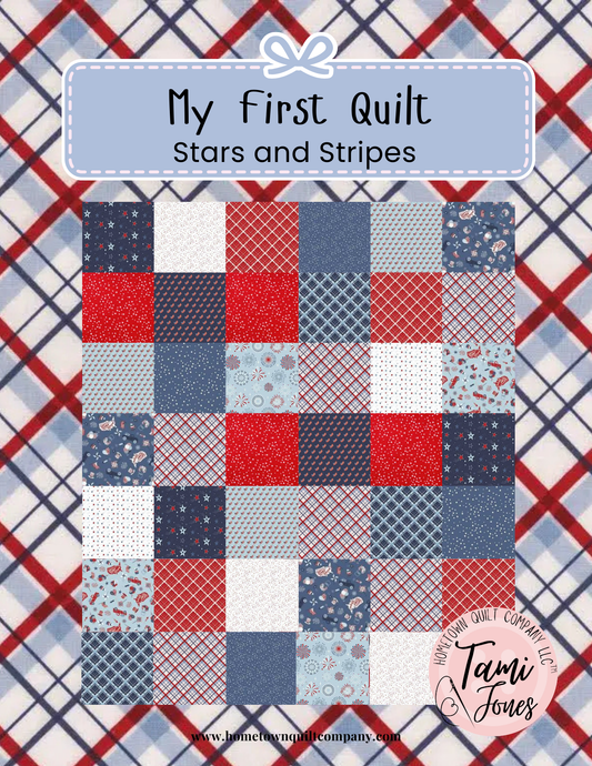66x86 inch My First Quilt  • Stars and Stripes