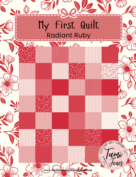 66x86 inch My First Quilt  • Radiant Ruby