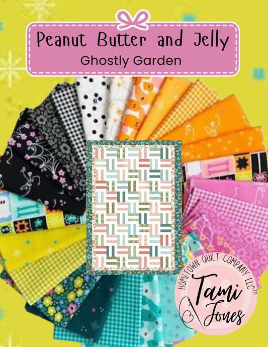 64x96 inch Peanut Butter and Jelly • Ghostly Gardens