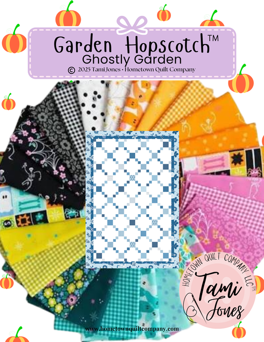 64x96 inch Garden Hopscotch  • Ghostly Garden