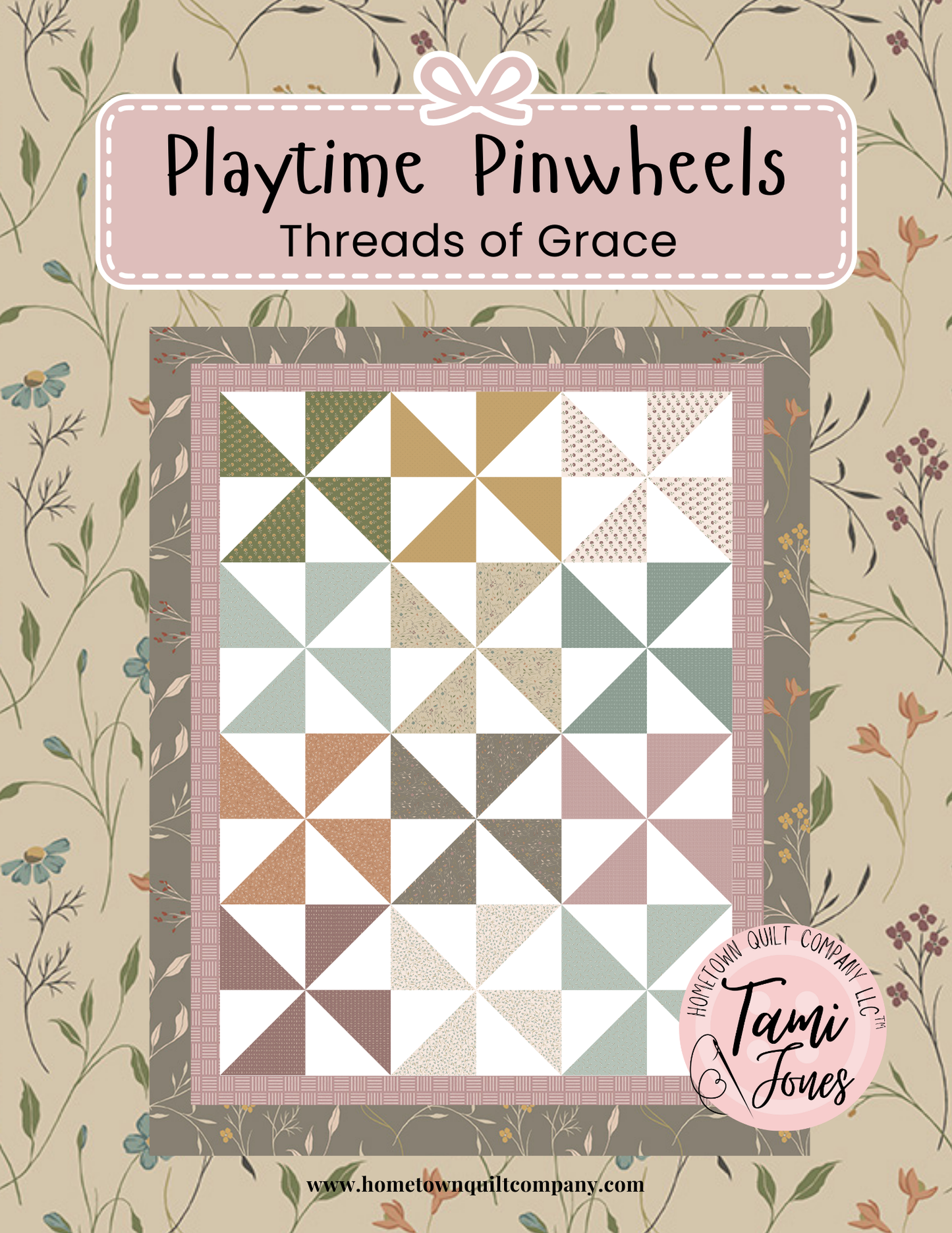 66x86 inch Playtime Pinwheels • Threads of Grace