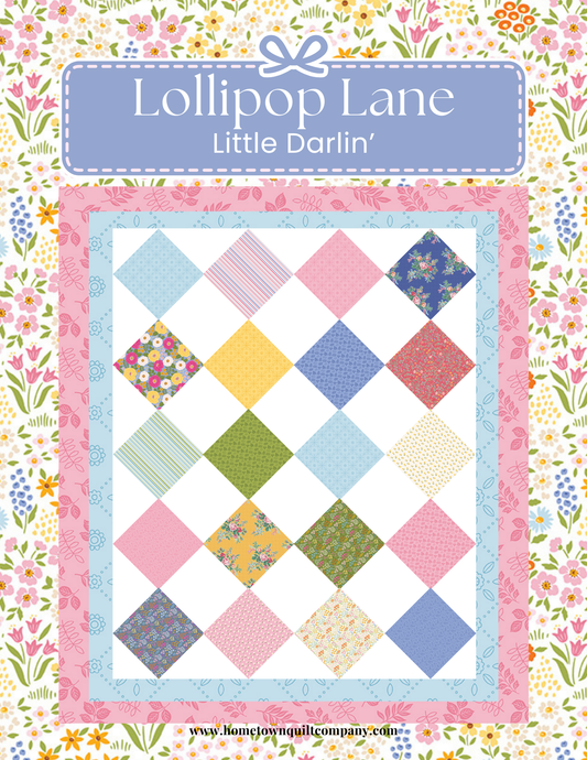 68 x 82 inch Lollipop Lane Quilt Kit • Little Darlin