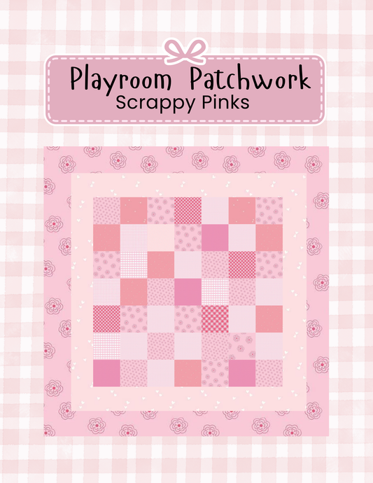 44x44 inch Baby/Lap Size Playroom Patchwork • All things Girl ❤️