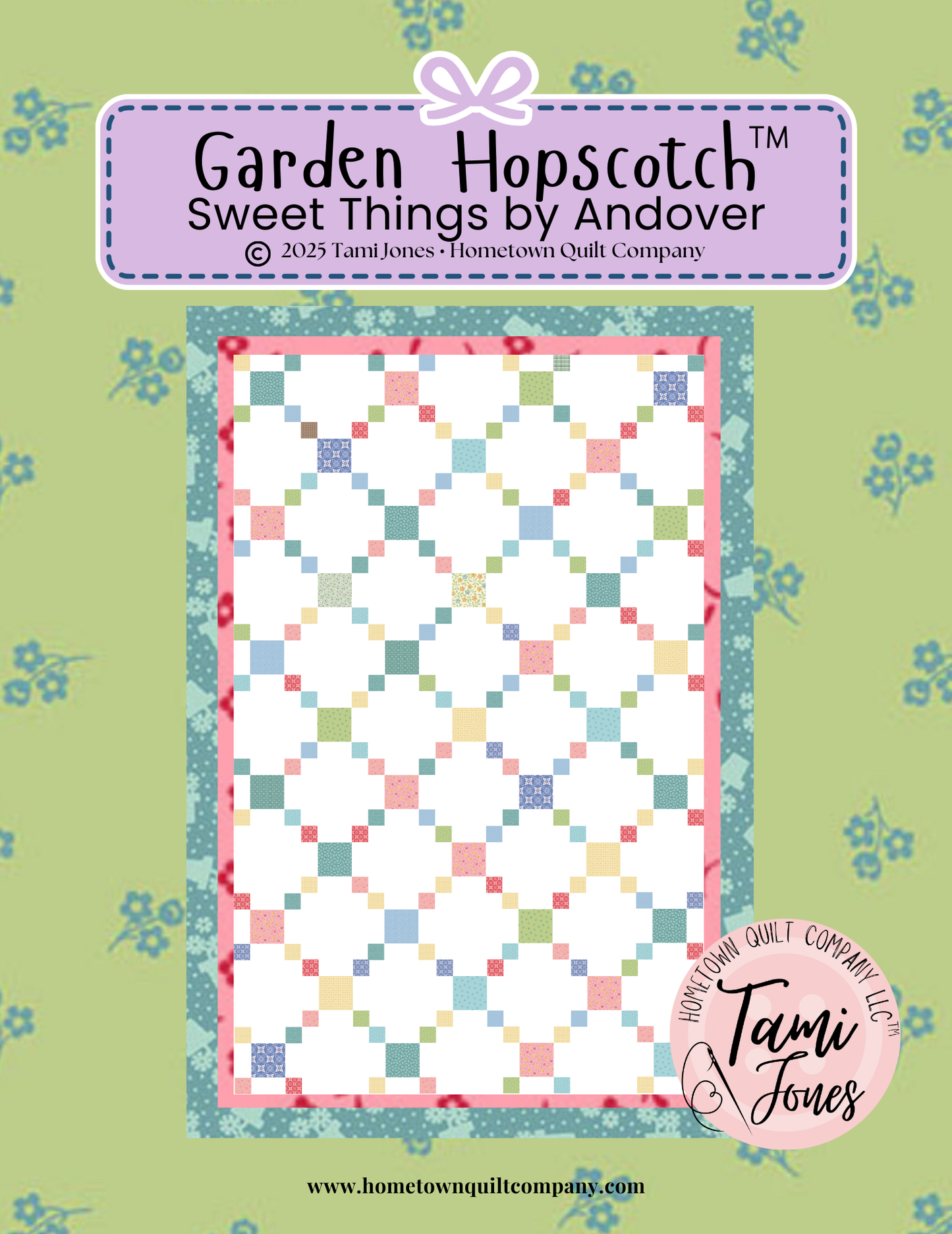 64x96 inch Garden Hopscotch  • Sweet Things