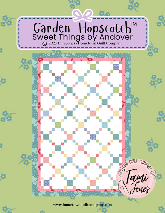 64x96 inch Garden Hopscotch  • Sweet Things