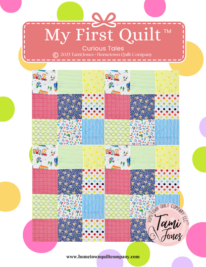 66x86 inch My First Quilt  • Curious Tales