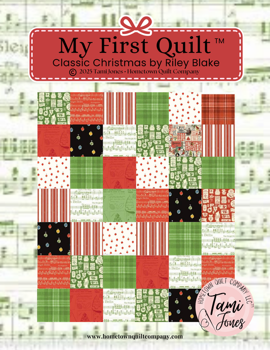 66x86 inch My First Quilt  • Classic Christmas