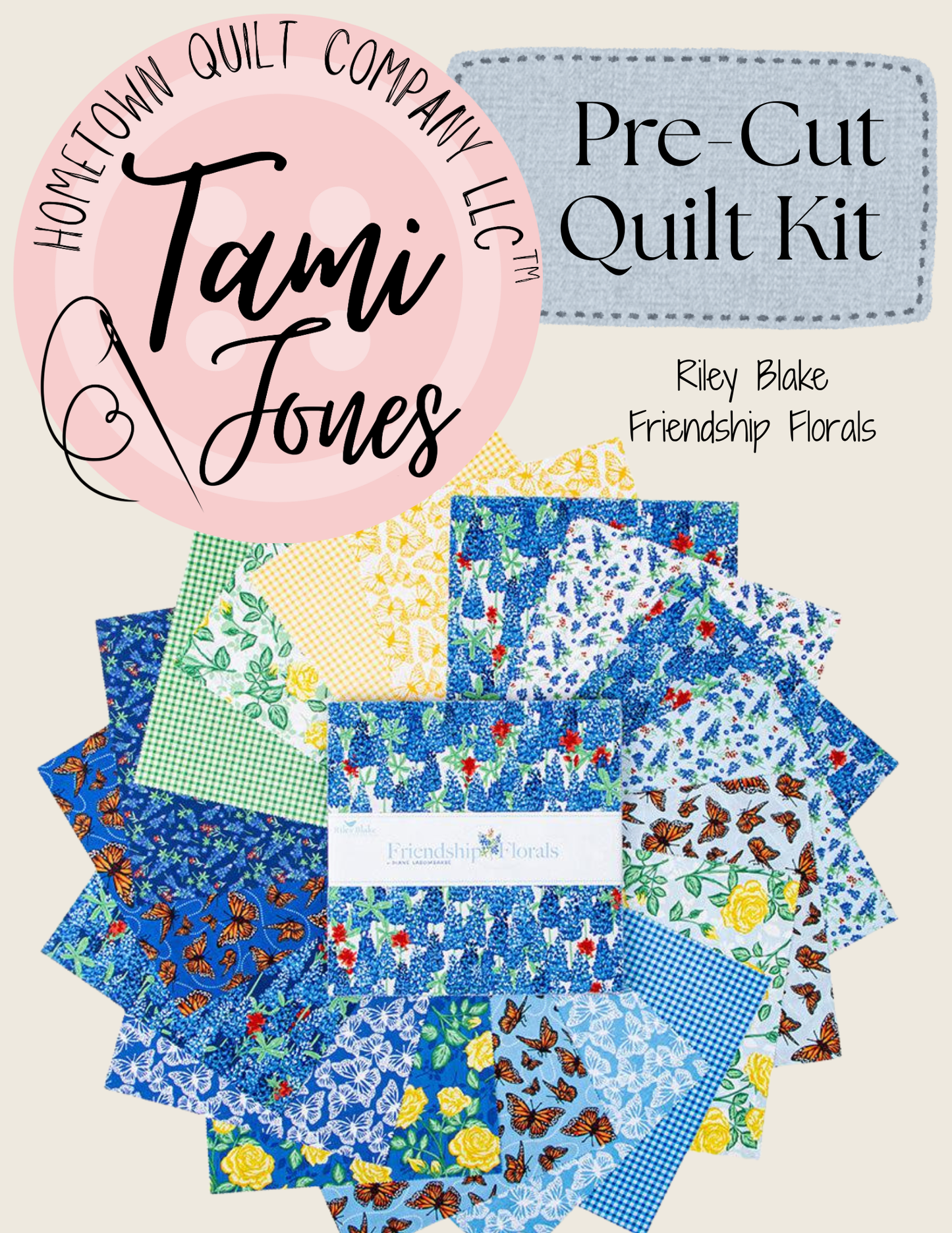 Starburst Quilt Kit • Friendship Florals