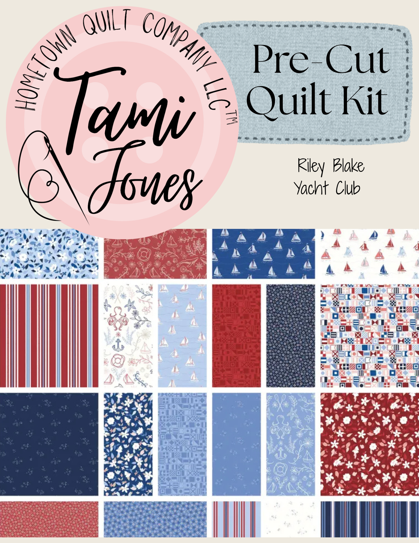 Starburst Quilt Kit • Yacht Club