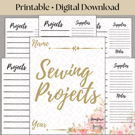 Sewing Projects Organizer