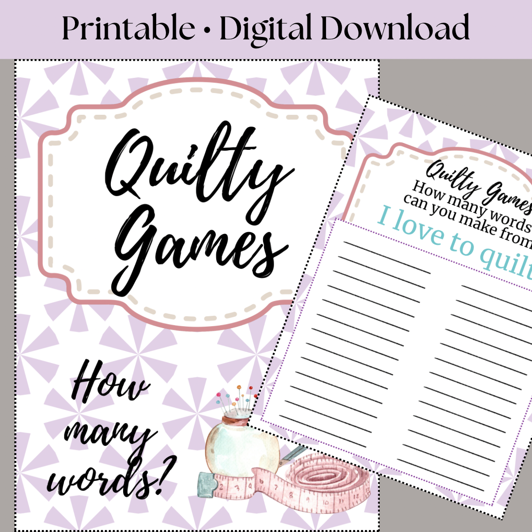 Quilt Game How many words