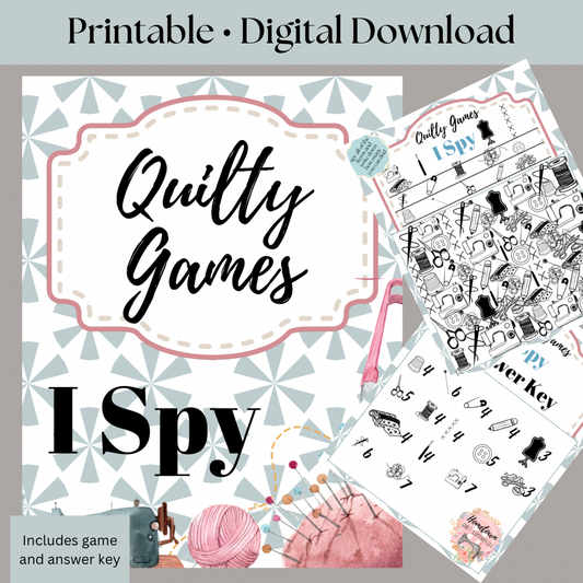 Quilt Games - I Spy