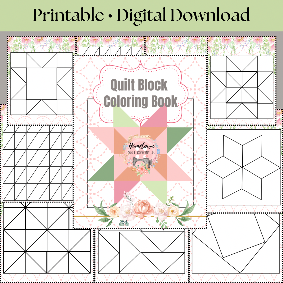 Quilt Block Coloring Book
