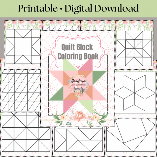 Quilt Block Coloring Book