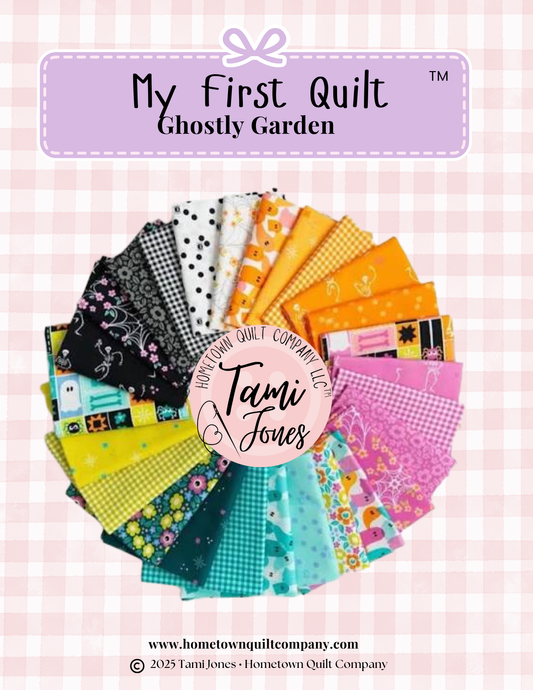 66x86 inch My First Quilt  • Ghostly Garden