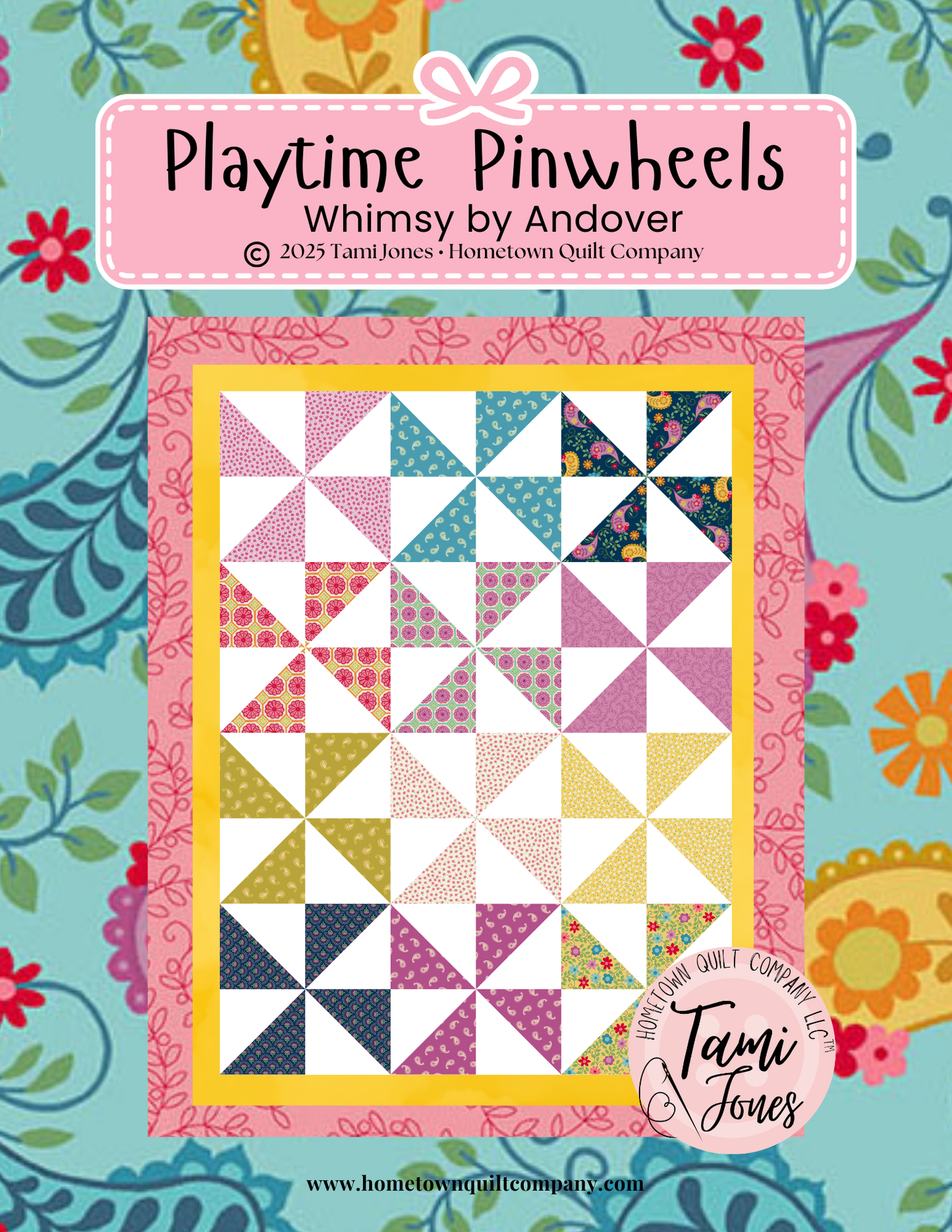 66x86 inch Playtime Pinwheels • Whimsy