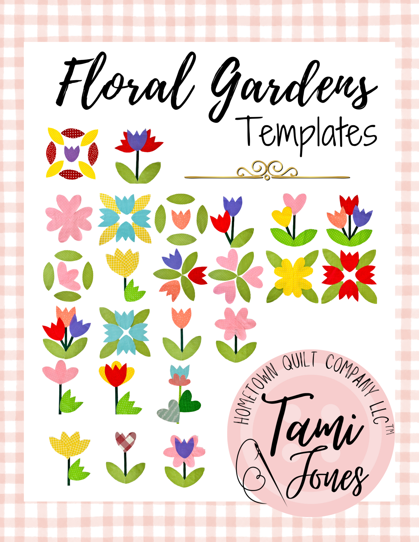 Floral Gardens Appliqué Set