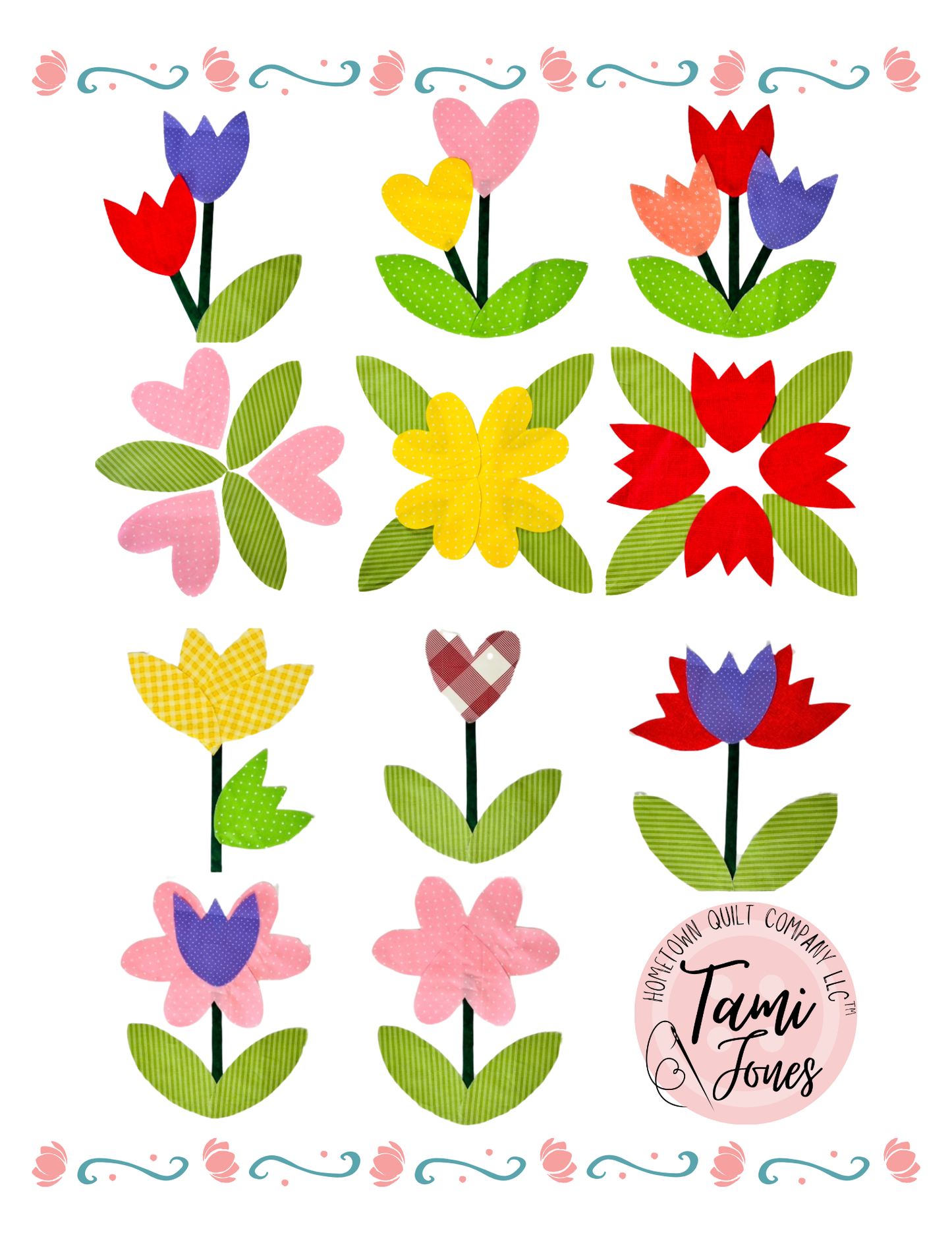 Floral Gardens Appliqué Set