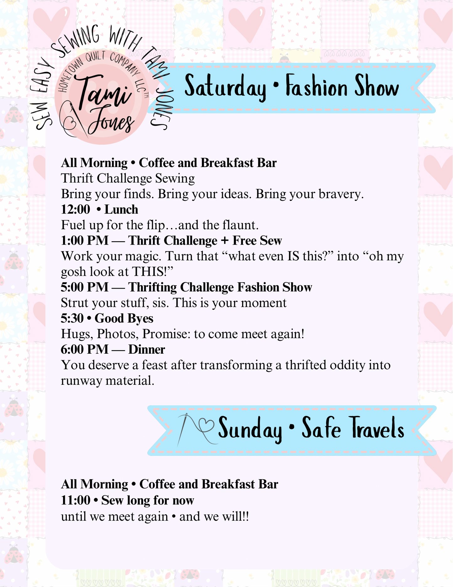 Southern Sewcial - October 14-18, 2026