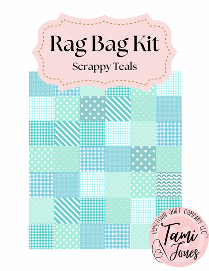 Rag Bag Kit • Scrappy Teals