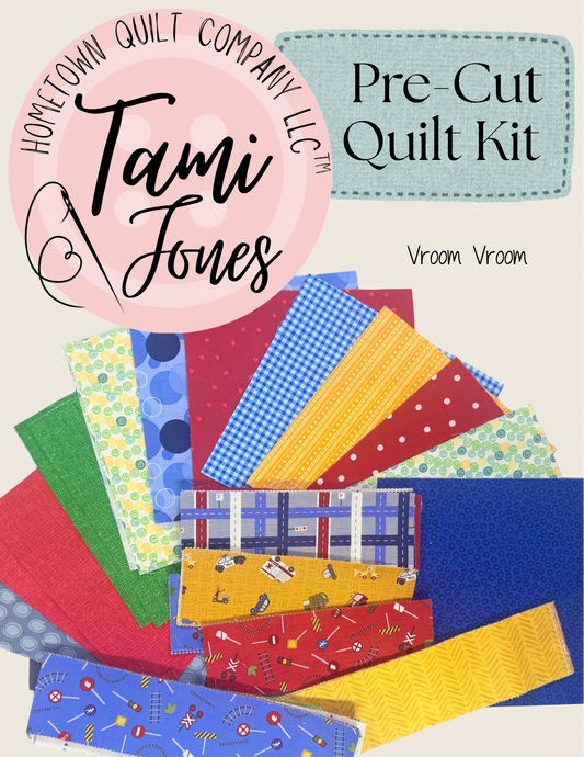 Quilt Kit Building Blocks 69x78 inch
 • Vroom Vroom