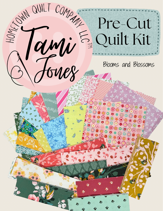 Quilt Kit 69x78 inch Building Blocks • Blooms and Blossoms