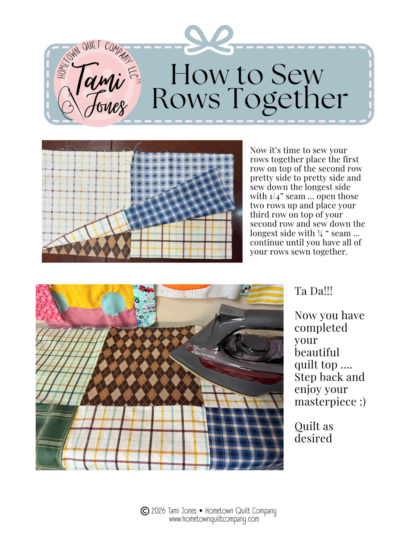 Sewing With Confidence • Module 3 • Quilt Basics for Real Humans