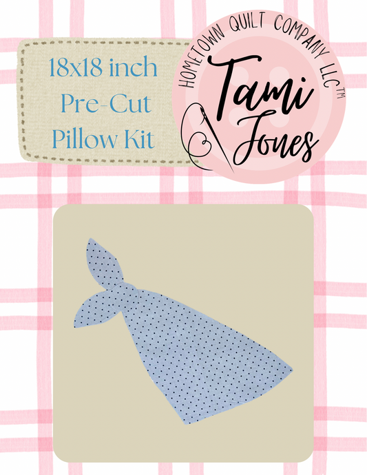 Bandana 18x18 inch pre-cut pillow kit