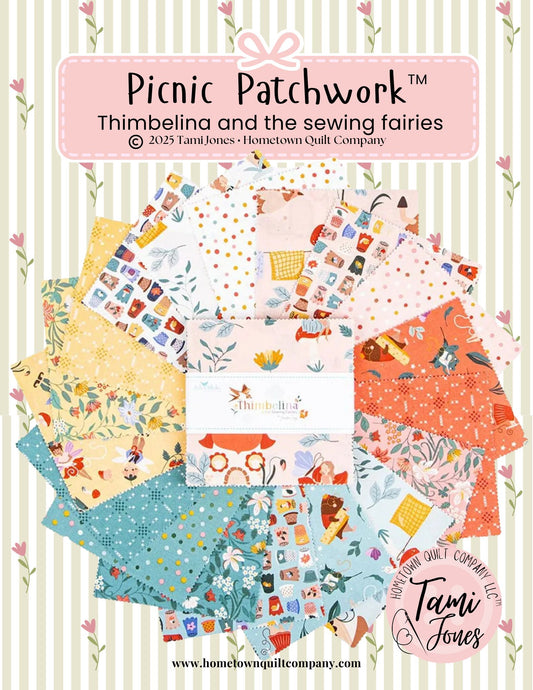 56x64 inch Rag Quilt Kit  • Thimbelina and the Sewing Fairies