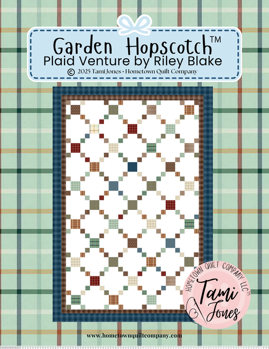 64x96 inch Garden Hopscotch  • Plaid Venture