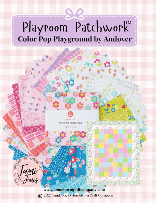 56x64 inch Playroom Patchwork • Color Pop Playground