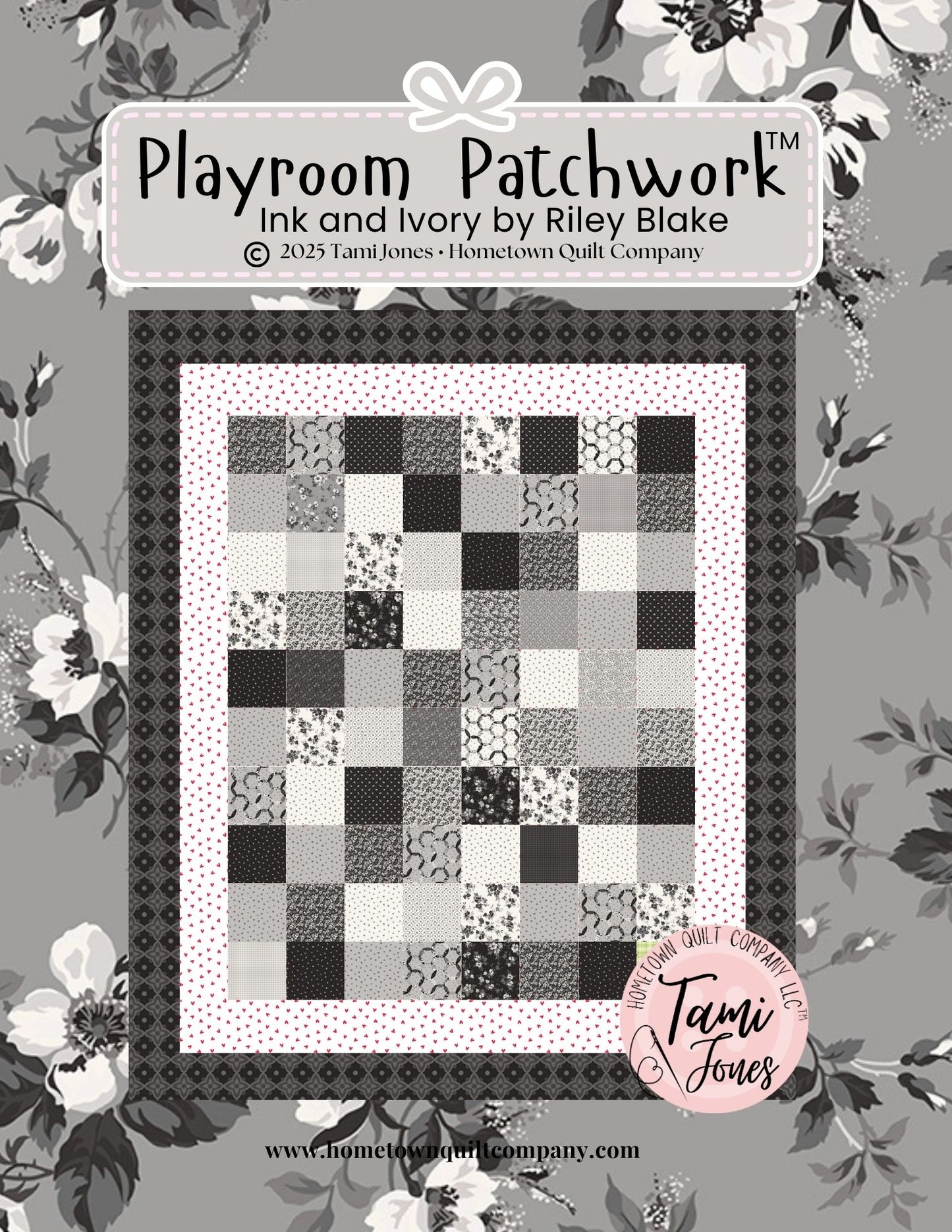 56x64 inch Playroom Patchwork • Ink and Ivory