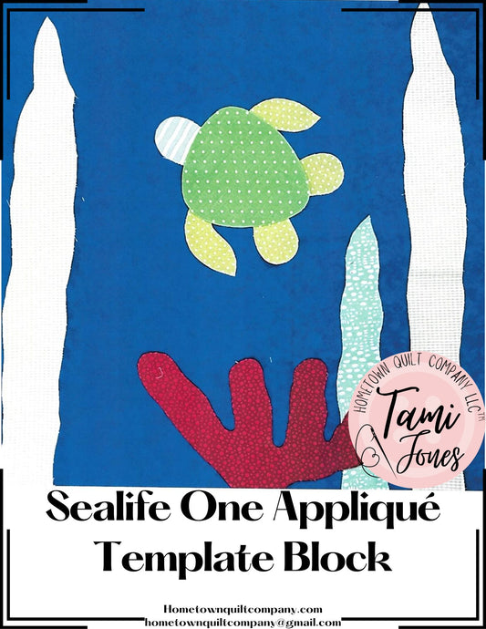 Sealife One Appliqué Pattern