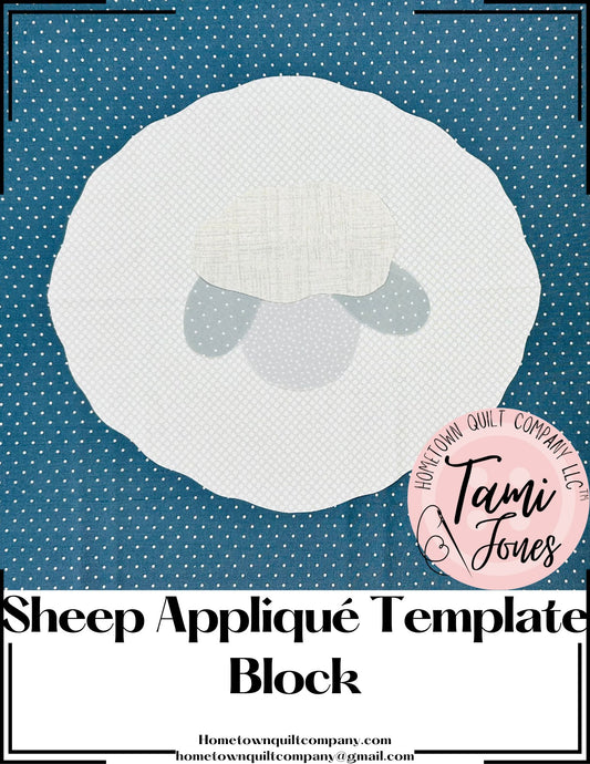 Sheep Appliqué Pattern