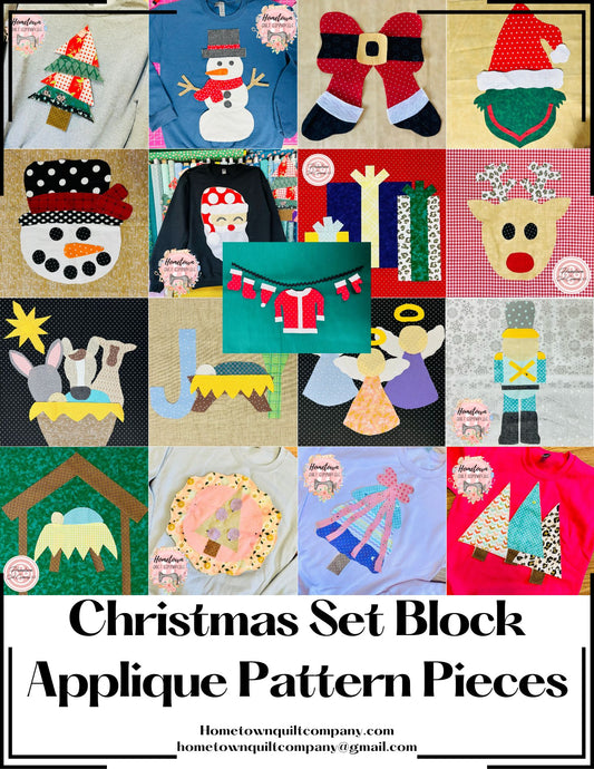 Sixteen Inch Christmas Set Template