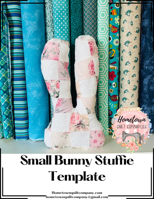 Small Bunny Stuffie Template