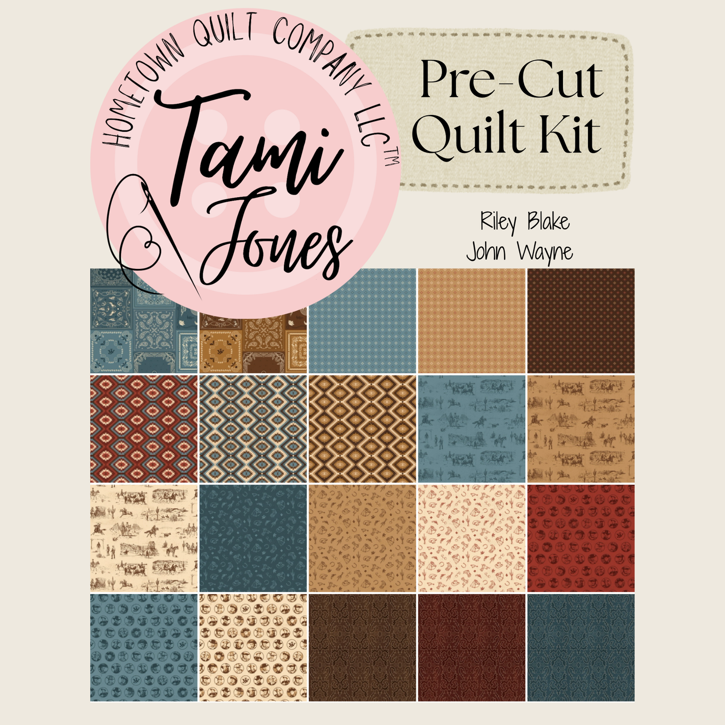 Starburst Quilt Kit • John Wayne